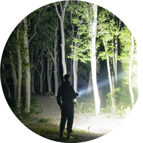 検索のための屋外照明