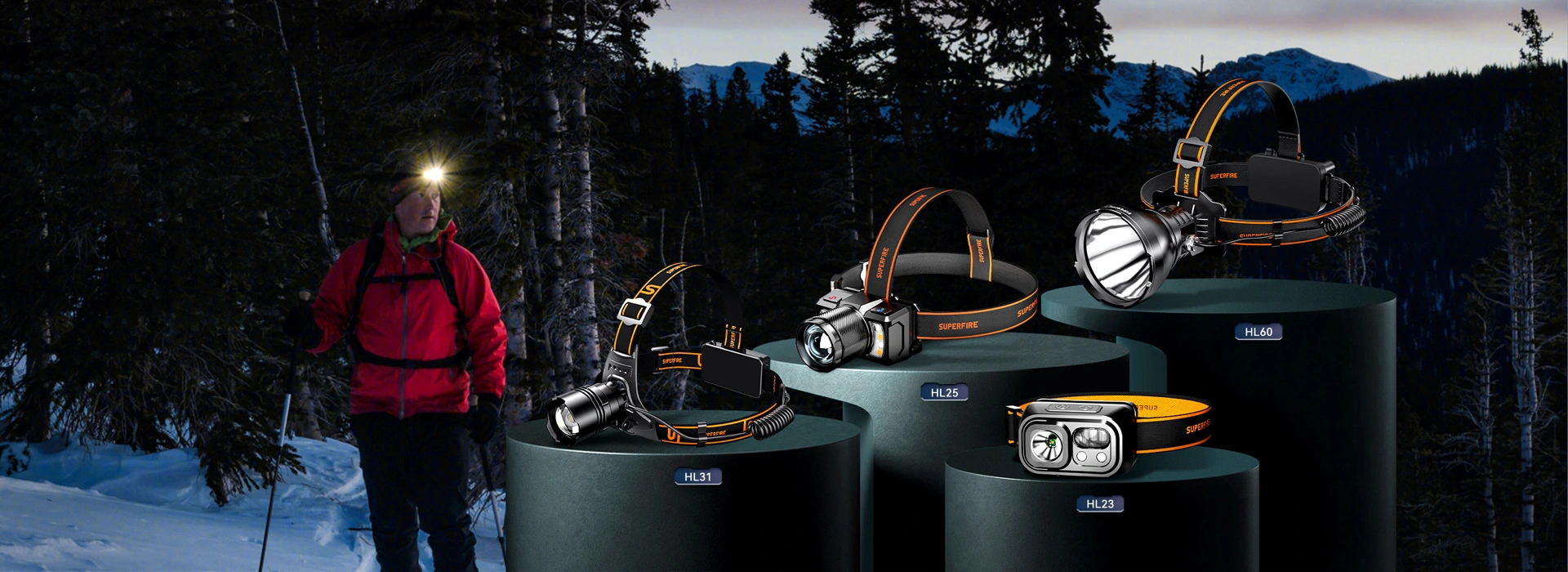 充電式ヘッドランプ