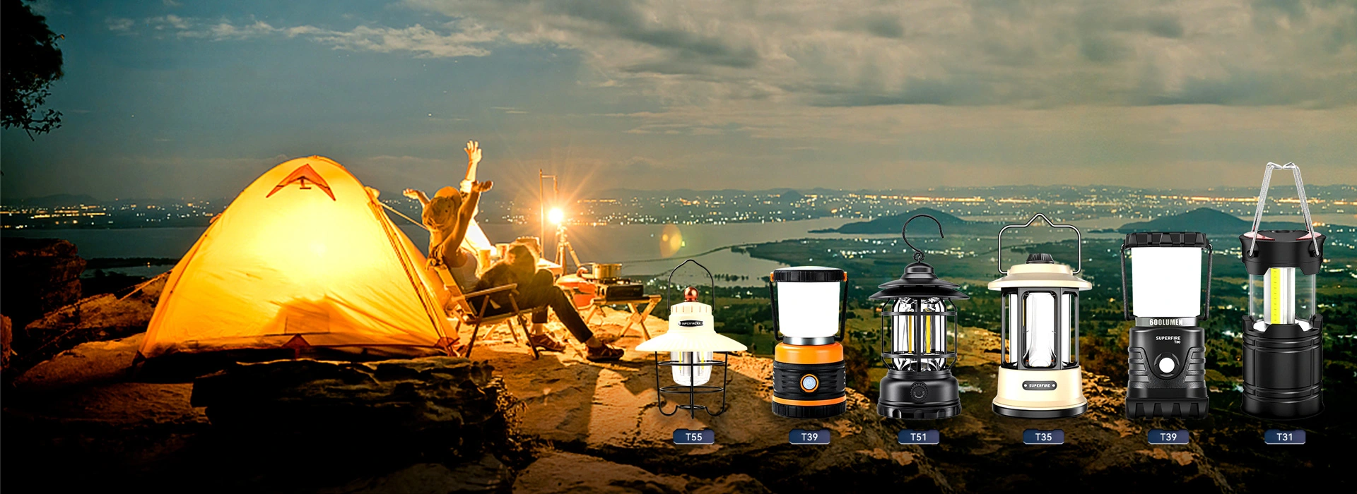 充电式キャンプライト