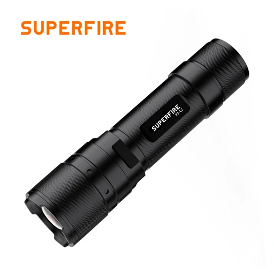 SUPERFIRE F3-L2 570ルーメン伸縮式LEDトーチ戦術懐中電灯