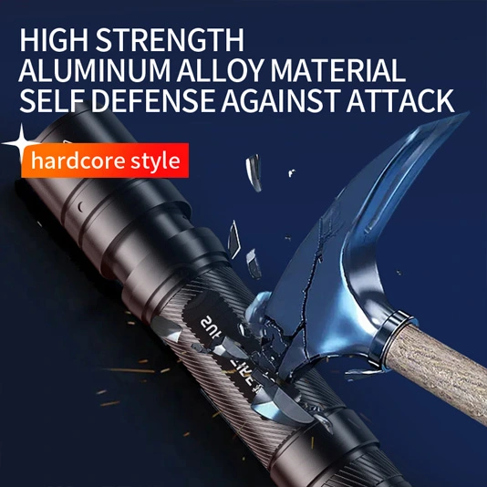 SUPERFIRE F3-T 600ルーメン伸縮ズーム懐中電灯戦術