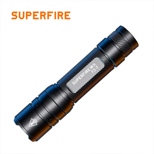 SUPERFIRE F3-T 600ルーメン伸縮ズーム懐中電灯戦術