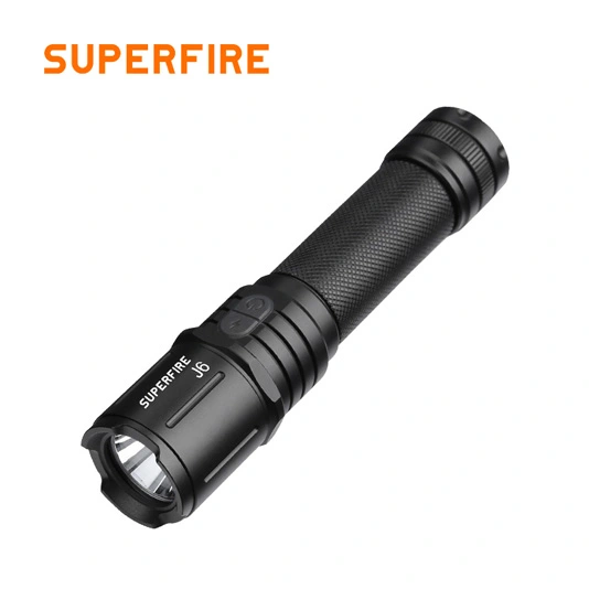 SUPERFIRE J6 270ルーメン緊急防水戦術LED懐中電灯