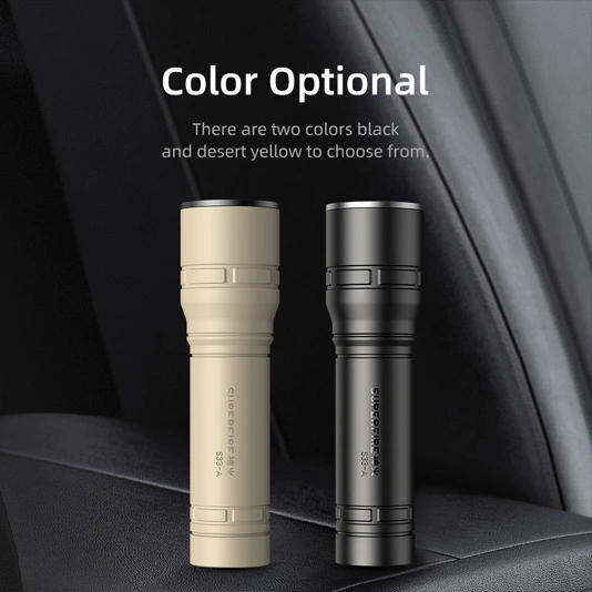 SUPERFIRE S33-A 125ルーメンミニ戦術懐中電灯USB充電式