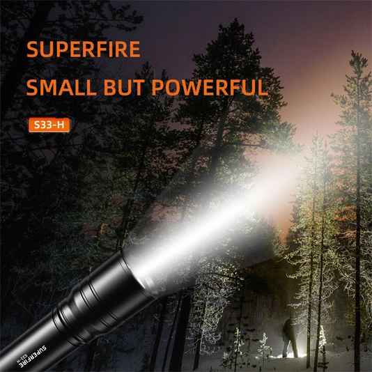 SUPERFIRE S33-H 310ルーメン小型戦術懐中電灯