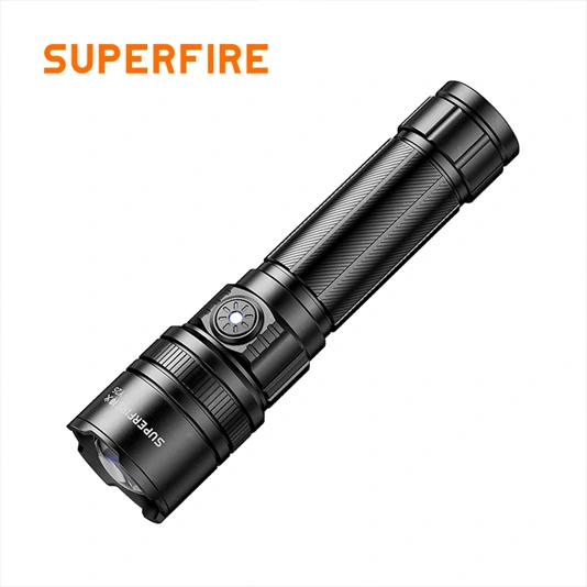 SUPERFIRE Y25 600ルーメンズーム可能懐中電灯