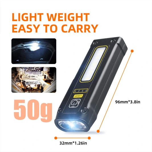 SUPERFIRE EF01 470ルーメン小型磁気COB懐中電灯