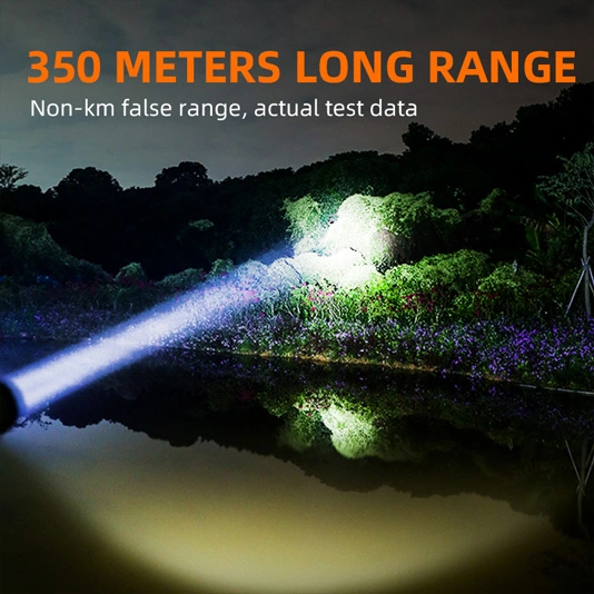 SUPERFIRE R3-P90 2000ルーメン36wパワーバンク充電式懐中電灯