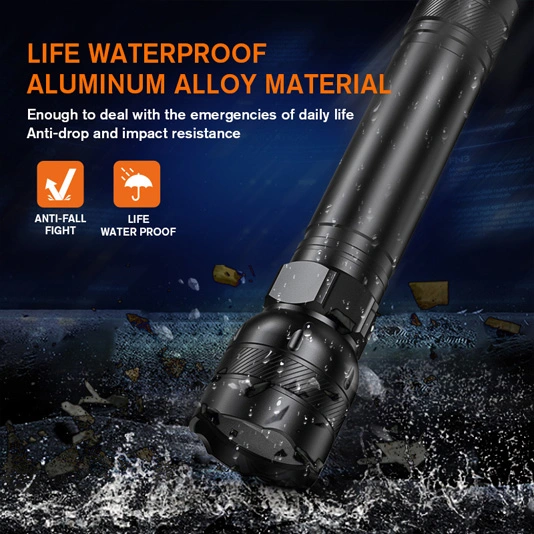 SUPERFIRE L27超ブライトドライセル懐中電灯充電式