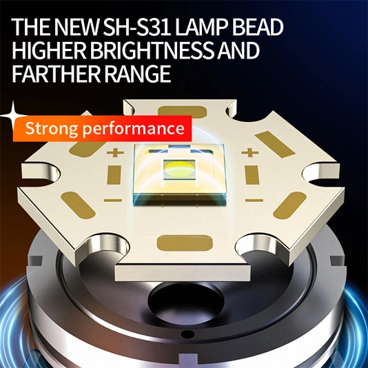 SUPERFIRE Y20 1200ルーメン高出力長距離懐中電灯充電式