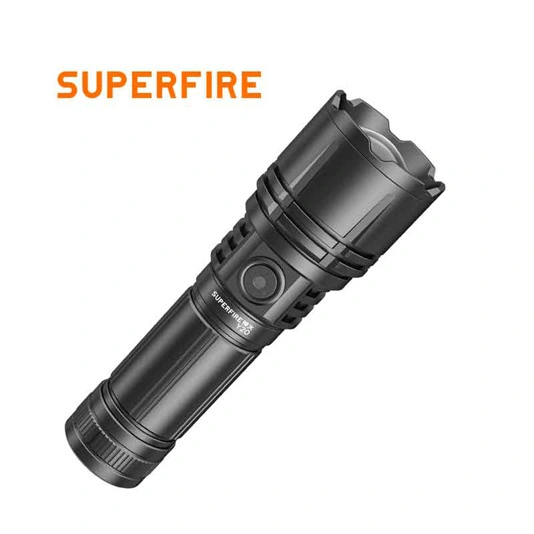 SUPERFIRE Y20 1200ルーメン高出力長距離懐中電灯充電式