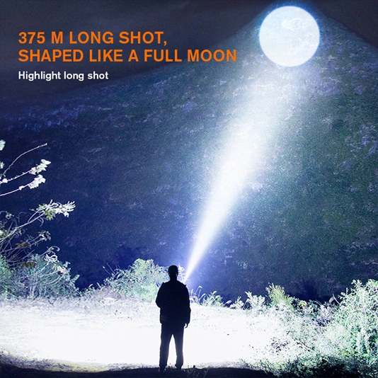 SUPERFIRE M19ズーム可能長距離懐中電灯