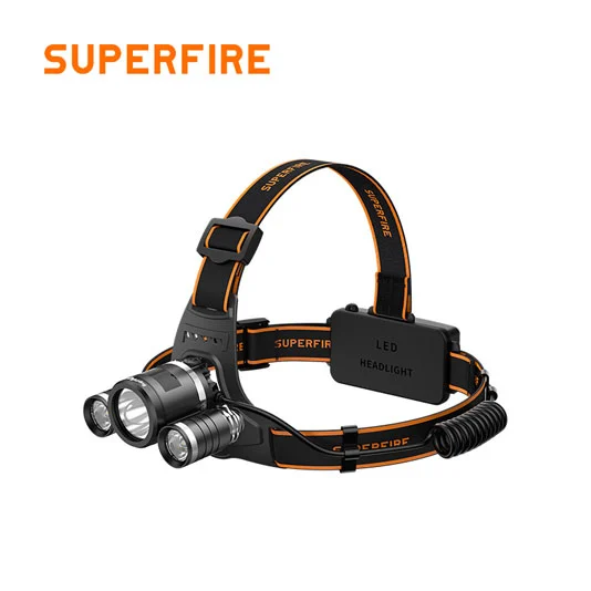 SUPERFIRE HL33 500ルーメン18650充電式ヘッドランプ
