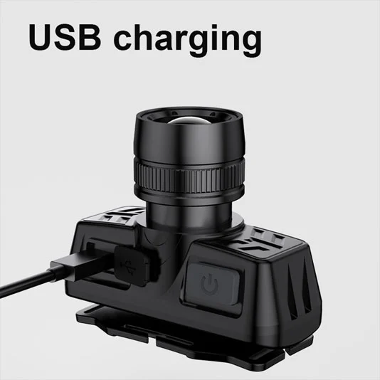 SUPERFIRE HL50ランニングズーム可能ヘッドランプ