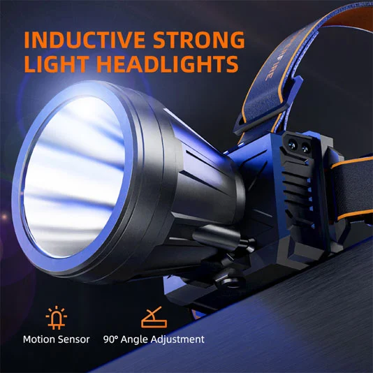 SUPERFIRE HL82モーションセンサー充電式ヘッドランプ