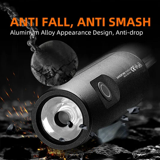 SUPERFIRE BL14充電式自転車ヘッドライト