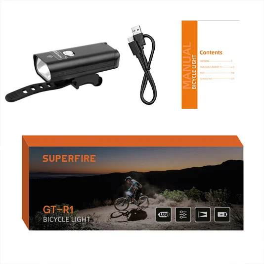 SUPERFIRE GT-R1ビームバイクヘッドライト