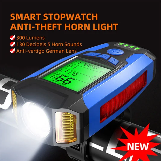 ホーン付きSUPERFIRE BM01バイクライト