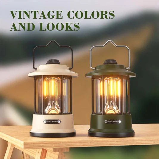 SUPERFIRE T35停電用充電式緊急LEDランタン