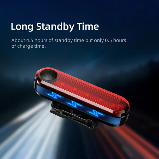 SUPERFIRE BTL01充電式自転車テールライト