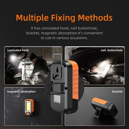 SUPERFIRE G21充電式COB防水ミニポータブルLEDワークライト