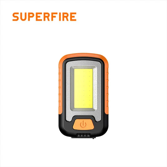 SUPERFIRE G21充電式COB防水ミニポータブルLEDワークライト