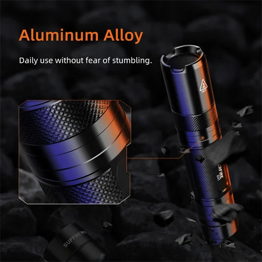 SUPERFIRE Z01充電式365nm UVトーチ