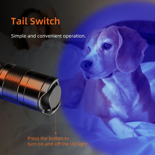 SUPERFIRE Z01充電式365nm UVトーチ