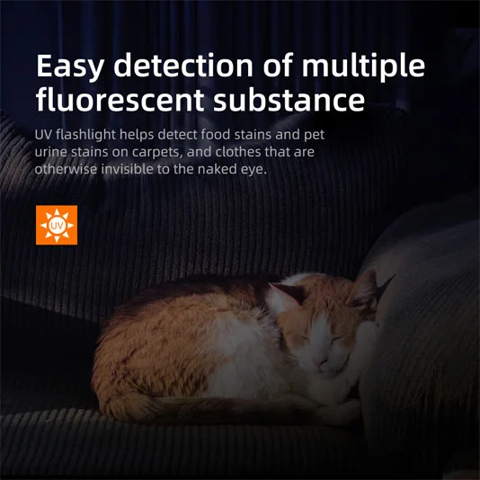 SUPERFIRE UV06 395nm UV懐中電灯ブラックライト