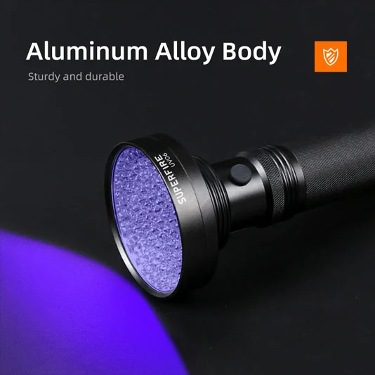 SUPERFIRE UV06 395nm UV懐中電灯ブラックライト