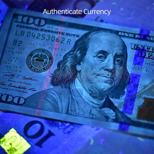 SUPERFIRE A5 395nm防水小型ハンドヘルドブラックUVトーチライト