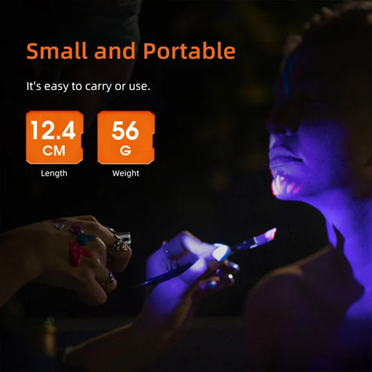 SUPERFIRE Z01充電式365nm UVトーチ