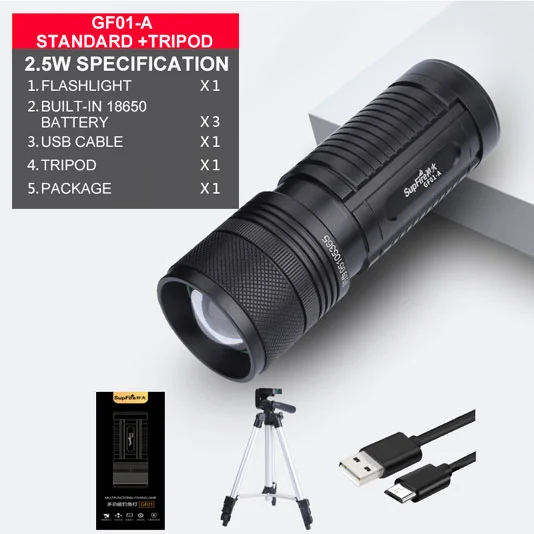 SUPERFIRE GF01釣り懐中電灯