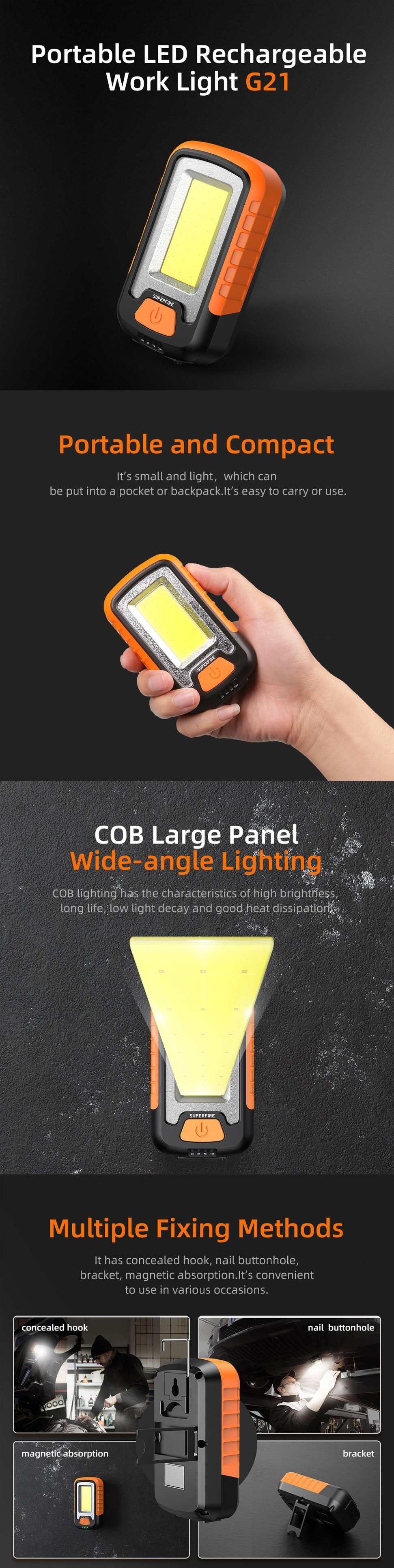 mini portable led usb rechargeable cob light mini portable led usb rechargeable cob light