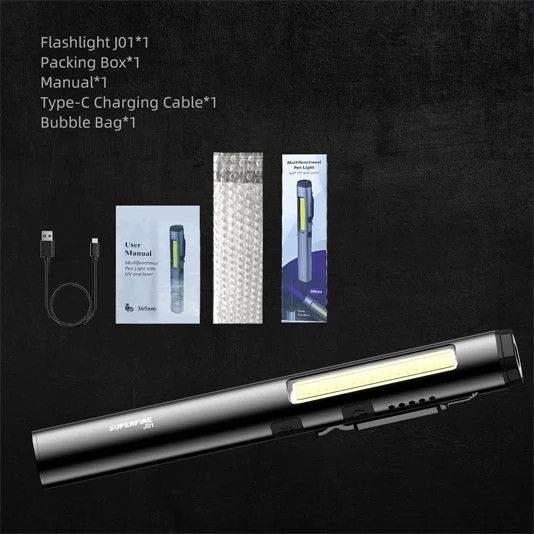 SUPERFIRE J01ミニテールレーザー光