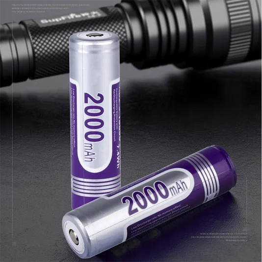 SUPERFIRE AB2-S 18650バッテリー2000mAh 3.7ボルト充電式リチウム電池