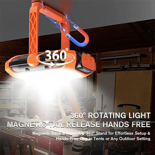 SUPERFIRE GM05ソーラー磁気ワークライト