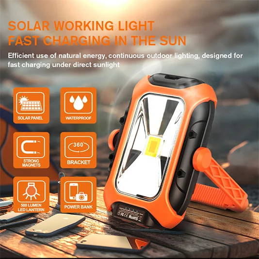 SUPERFIRE GM05ソーラー磁気ワークライト