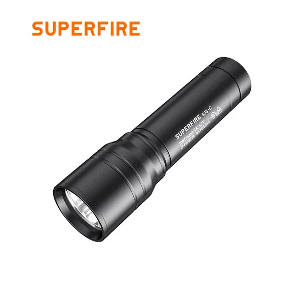 SUPERFIRE S33-C 209ルーメン明るい戦術的なポケット懐中電灯
