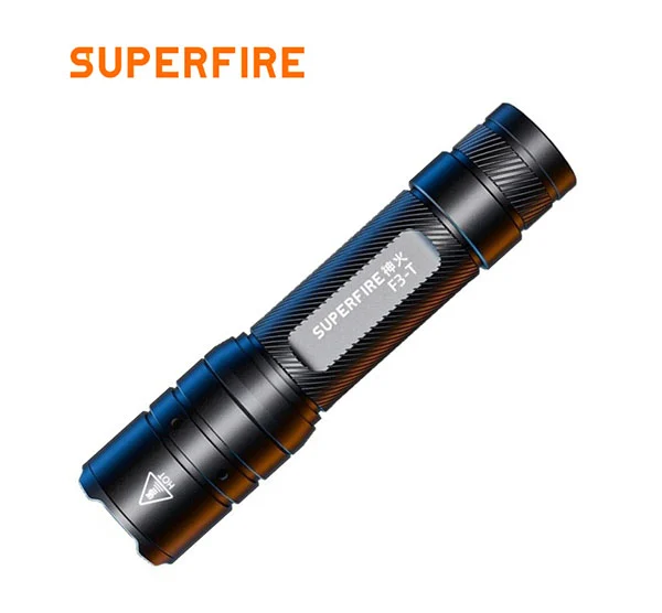 SUPERFIRE F3-T 600ルーメン伸縮ズーム懐中電灯戦術