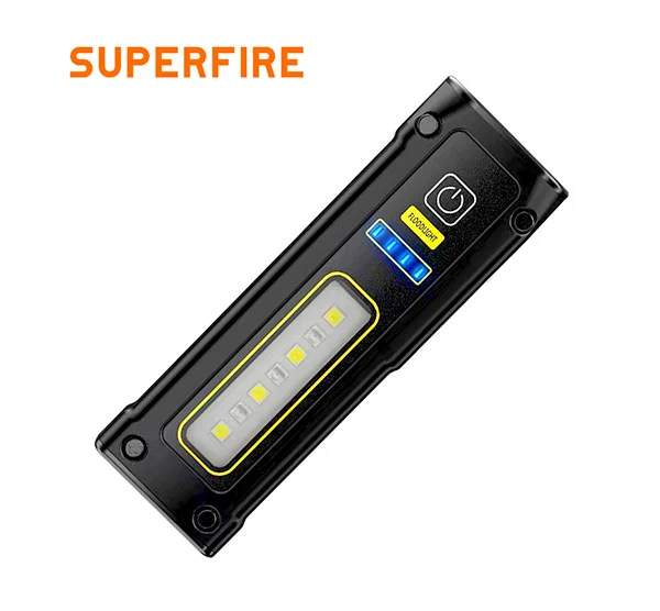 SUPERFIRE EF01 470ルーメン小型磁気COB懐中電灯