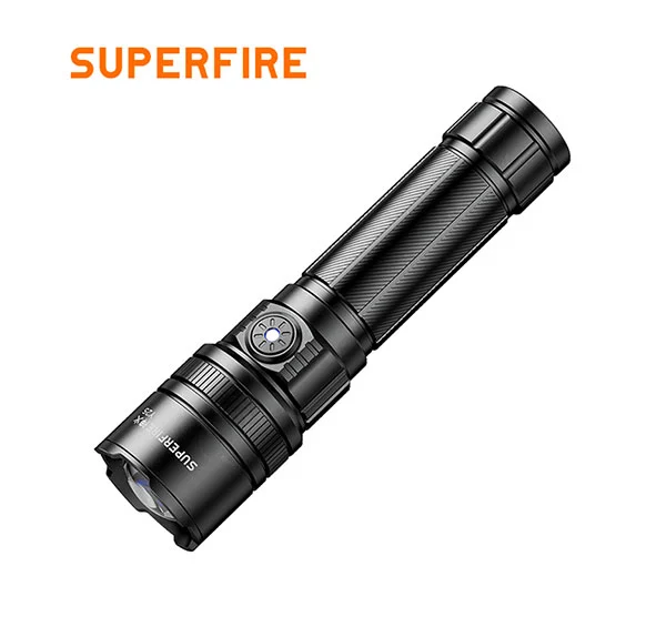 SUPERFIRE Y25 600ルーメンズーム可能懐中電灯