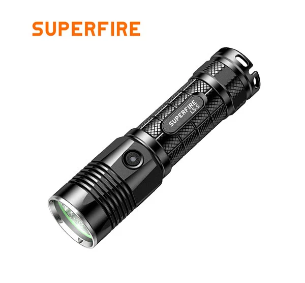 SUPERFIRE L5-S P50 900ルーメンカスタム26650 LED懐中電灯