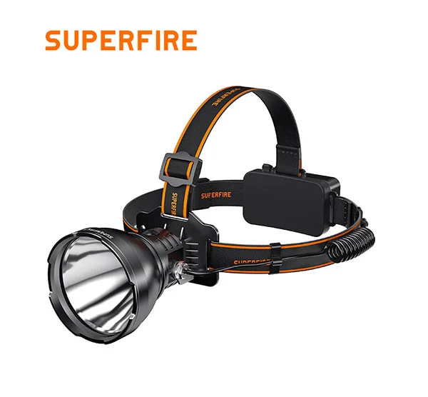 SUPERFIRE HL60ハイパワーLEDヘッドランプ充電式