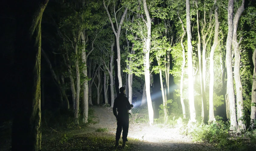 検索のための屋外照明