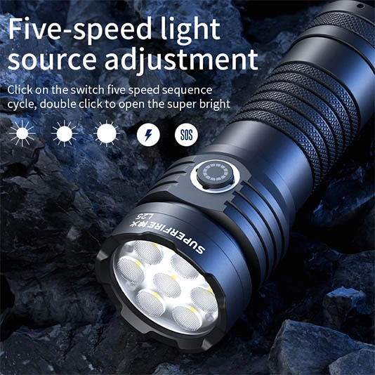 SUPERFIRE L25高Lumnes懐中電灯