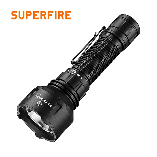 SUPERFIRE C16ハイパワー懐中電灯
