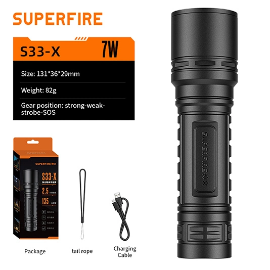 SUPERFIRE S33-X edc懐中電灯