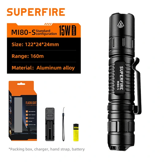 SUPERFIRE MI80/MI80-Sミニ懐中電灯