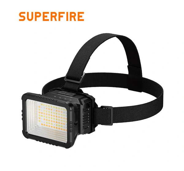 SUPERFIRE FL01 100 LEDヘッドランプ